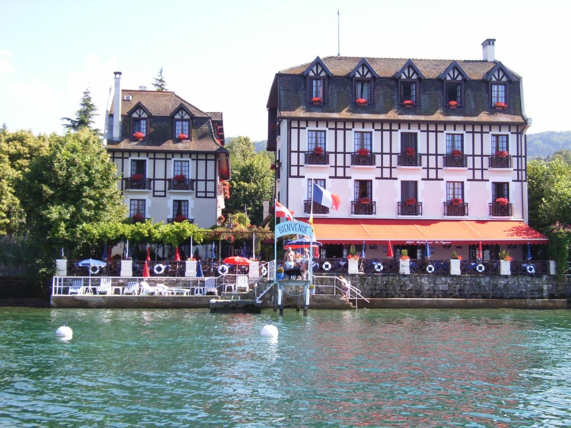 Hotel Les Cygnes Évian-les-Bains Exteriér fotografie