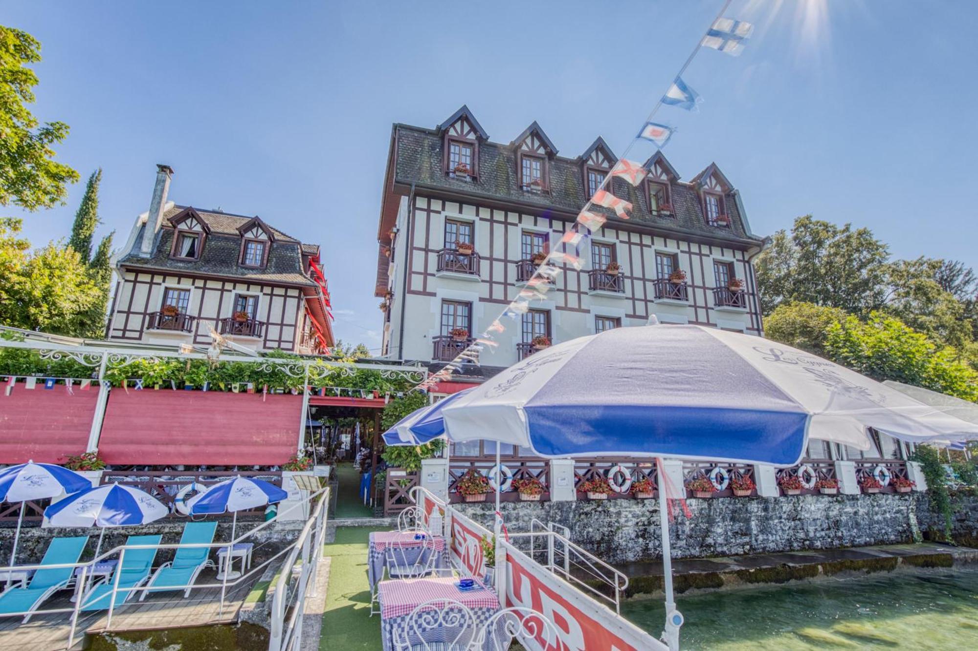 Hotel Les Cygnes Évian-les-Bains Exteriér fotografie