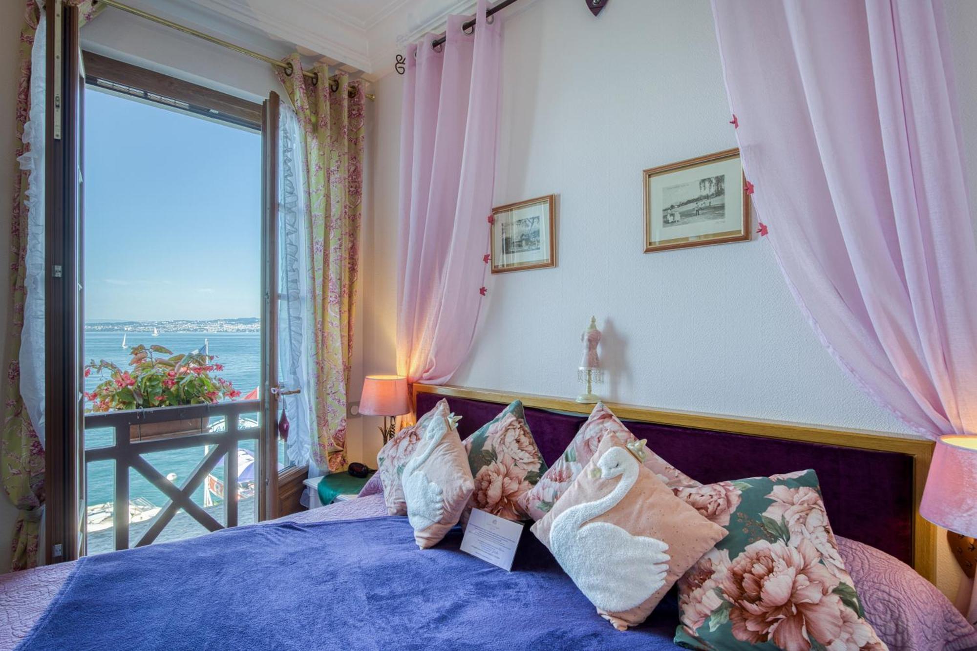 Hotel Les Cygnes Évian-les-Bains Exteriér fotografie