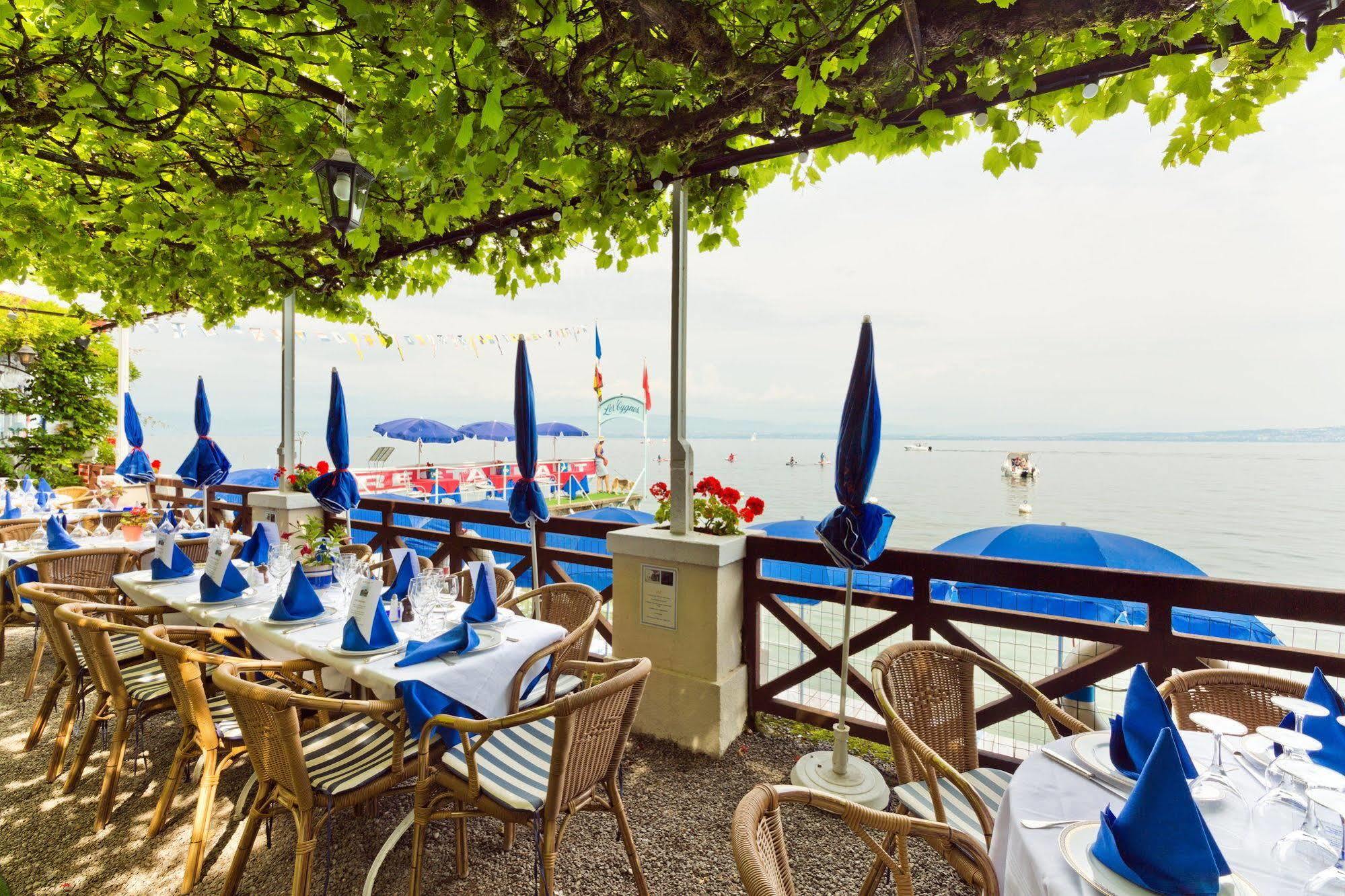 Hotel Les Cygnes Évian-les-Bains Exteriér fotografie