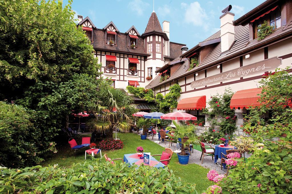Hotel Les Cygnes Évian-les-Bains Exteriér fotografie